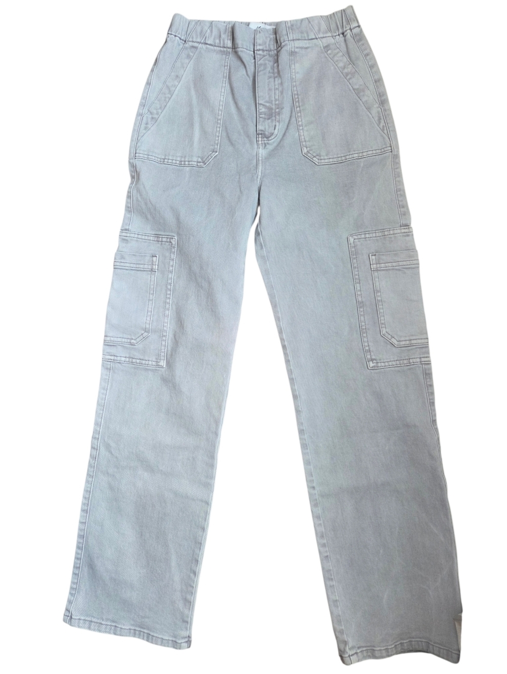 KanCan Women's Light Blue Denim Cargo Jeans Size 2